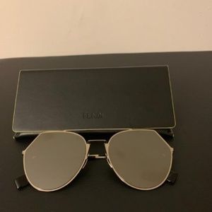 Fendi Sunglasses FF 0194/55-19 Mirror Sunglasses